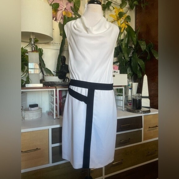 COP.COPINE Jungle White Mini Shift Dress Size L - Picture 12 of 16